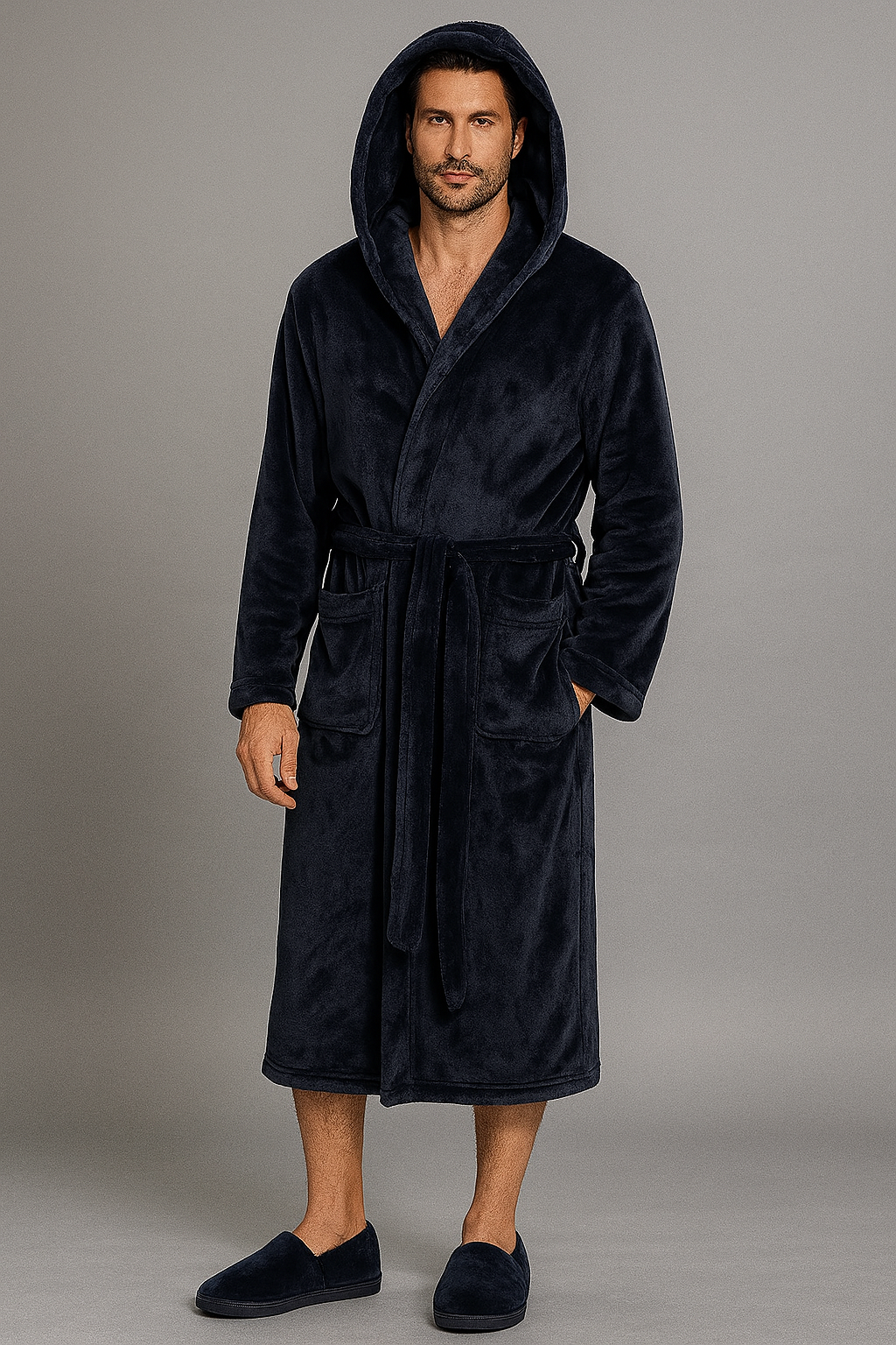 peignoir homme éponge