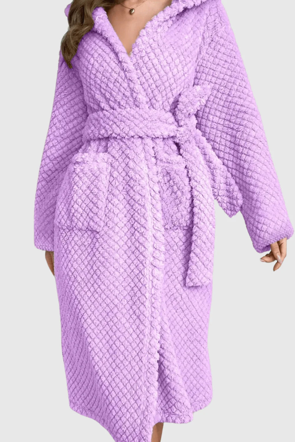 peignoir femme moelleux