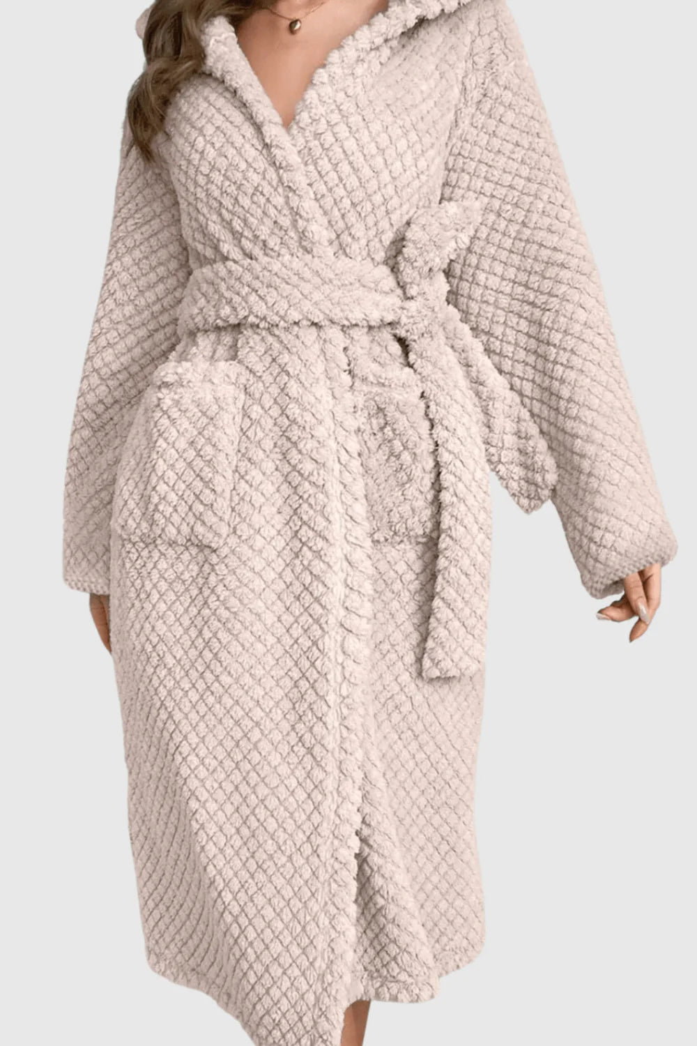 peignoir éponge femme