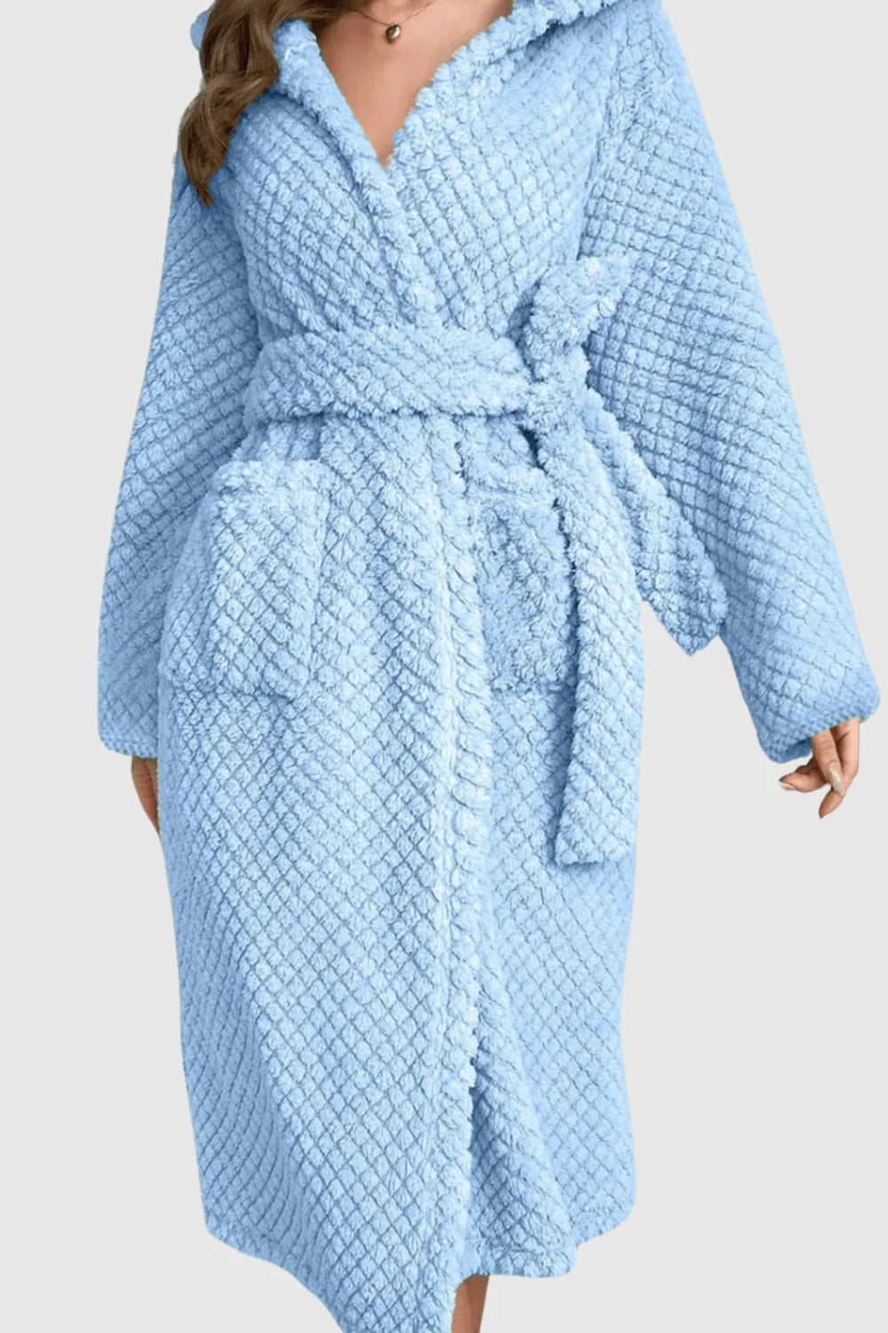capuche peignoir confortable
