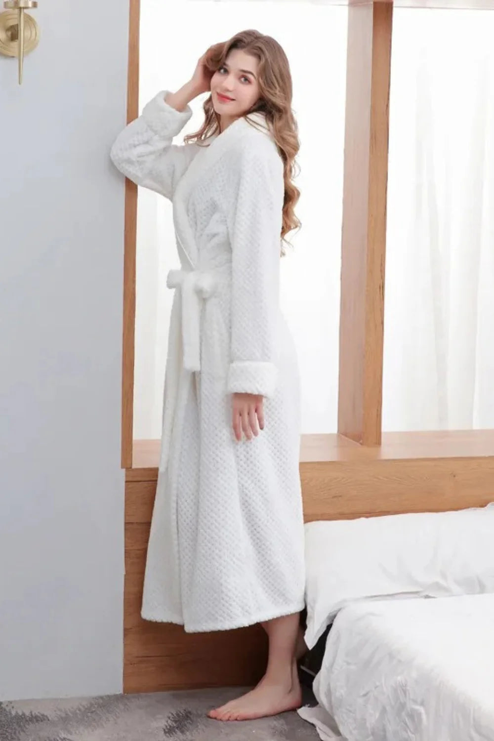 robe de chambre polaire femme
