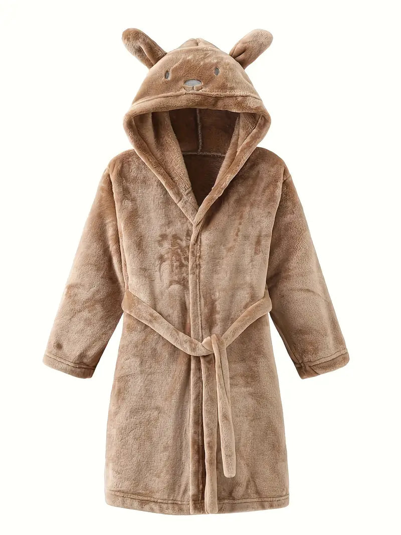 peignoir bain enfants lapin