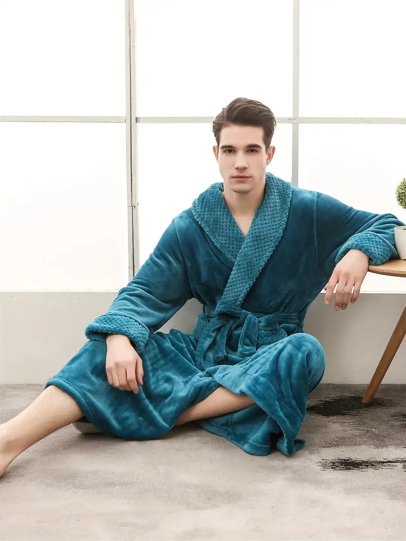 Élégant peignoir en polaire