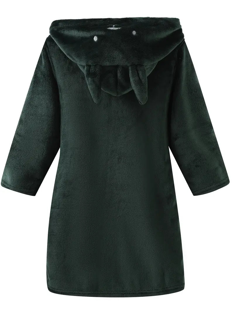 peignoir confortable enfants lapin