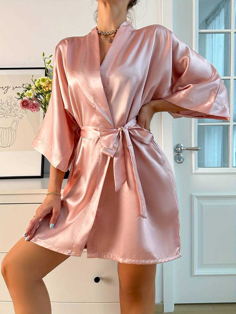 peignoir doux et chic