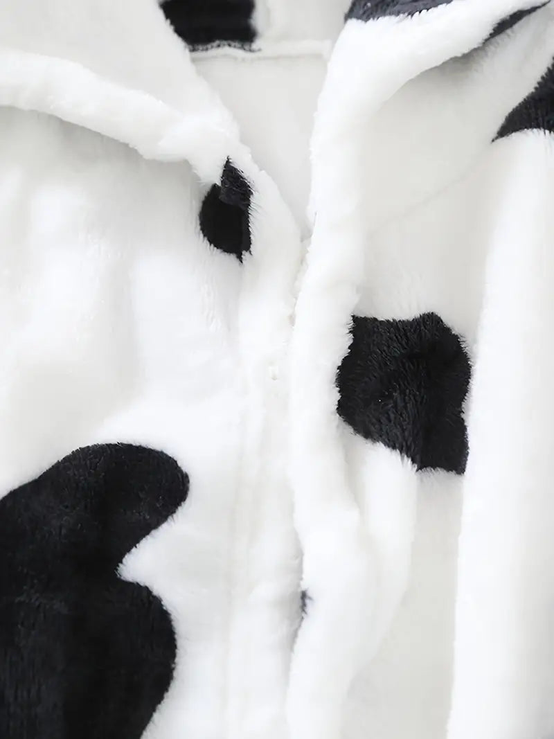 peignoir doux garçon motif animal
