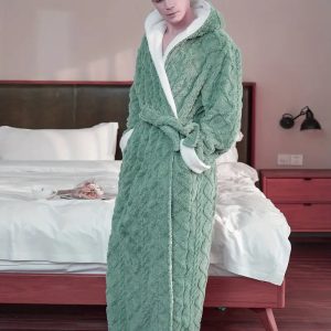 peignoir à capuche éponge