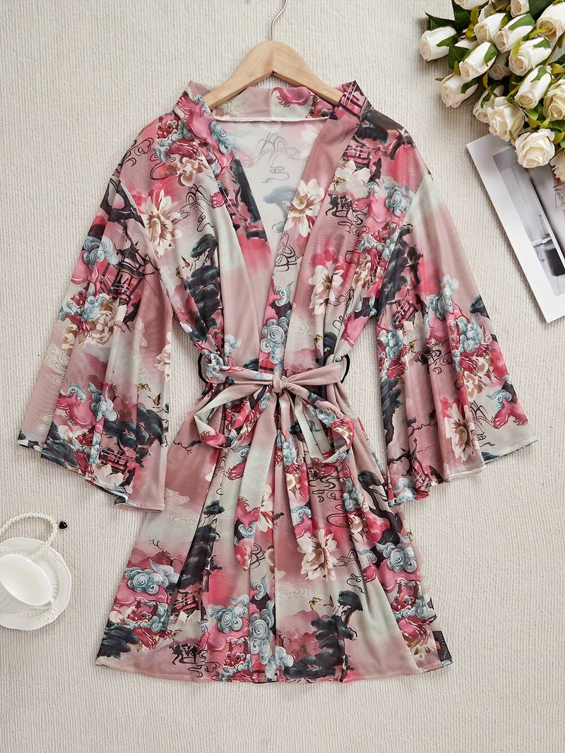 peignoir élégance féminine