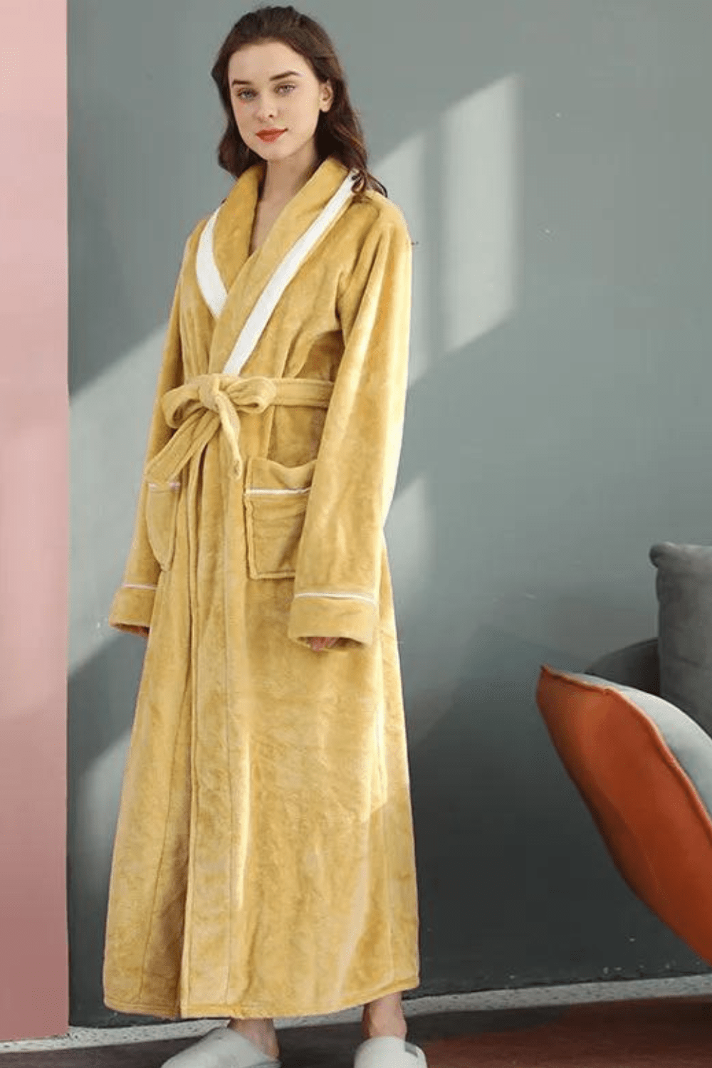 peignoir élégant femme