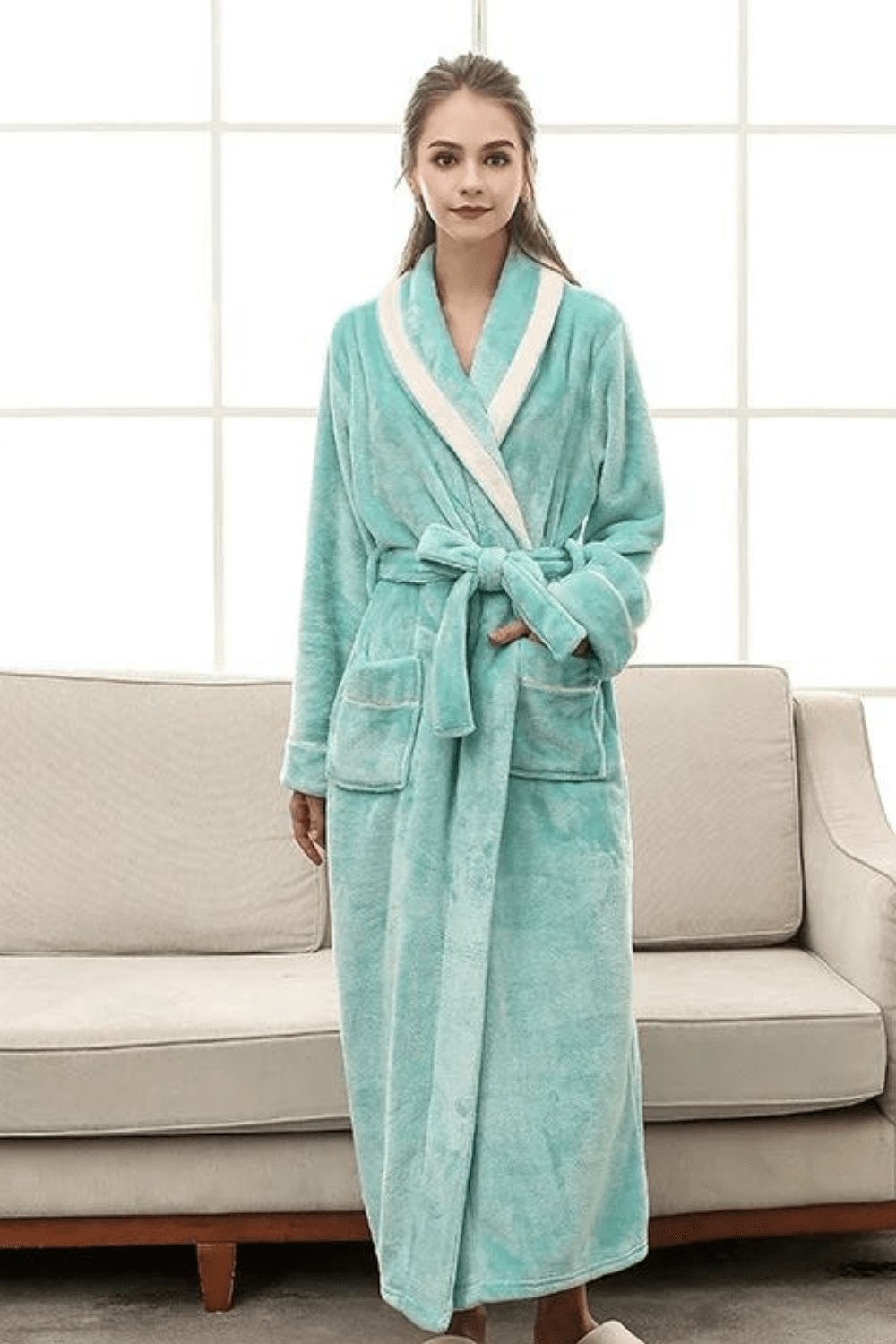peignoir confortable femme