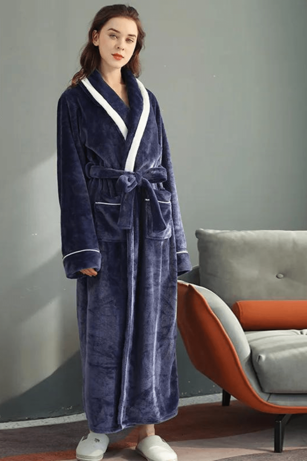 peignoir cocooning femme