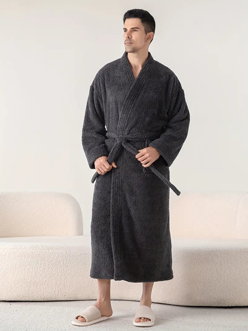 détente robe de chambre polaire