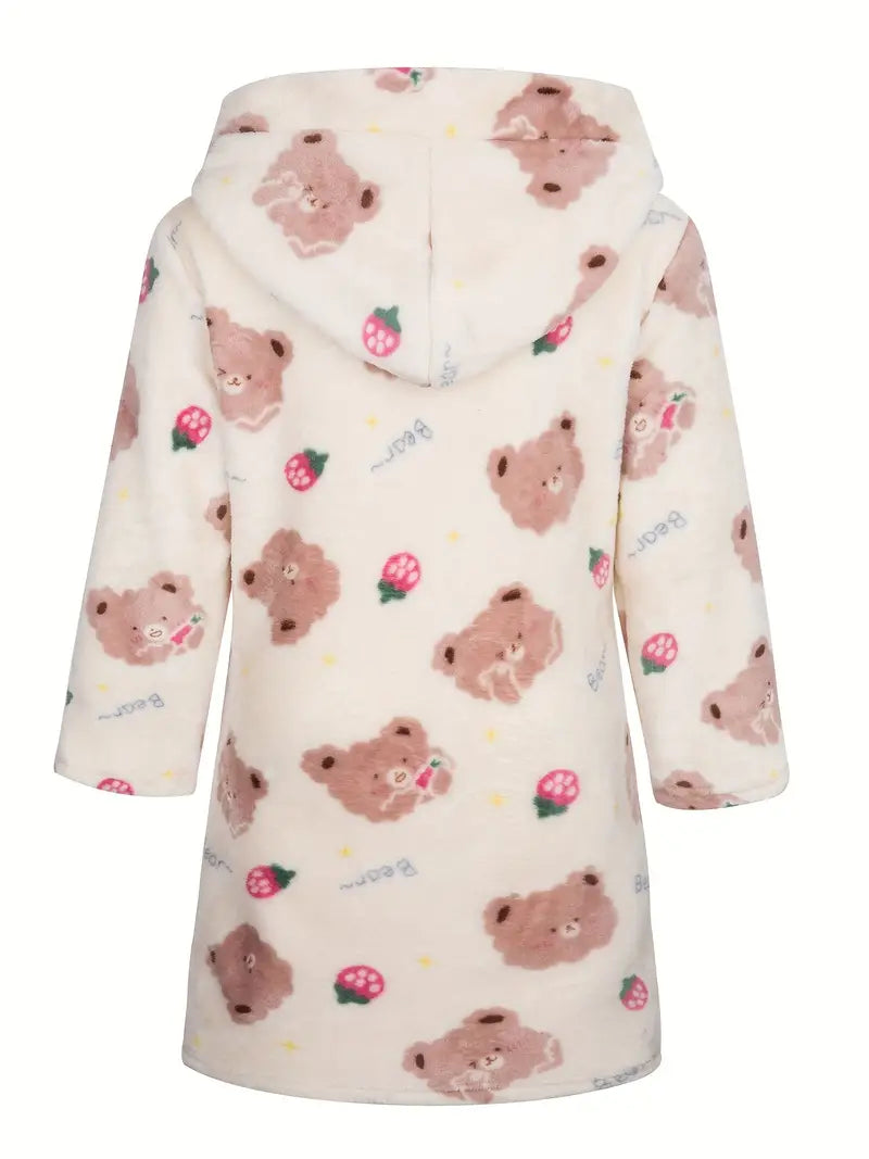 enfant dans peignoir polaire