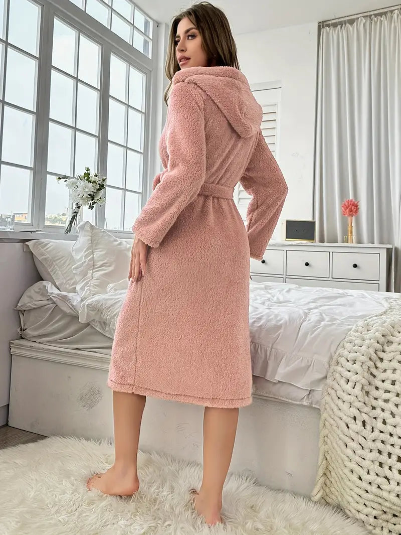 peignoir avec capuche