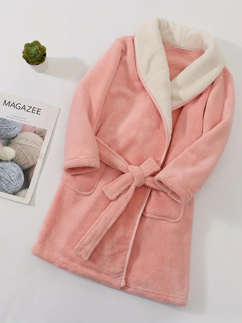 peignoir enfant coton