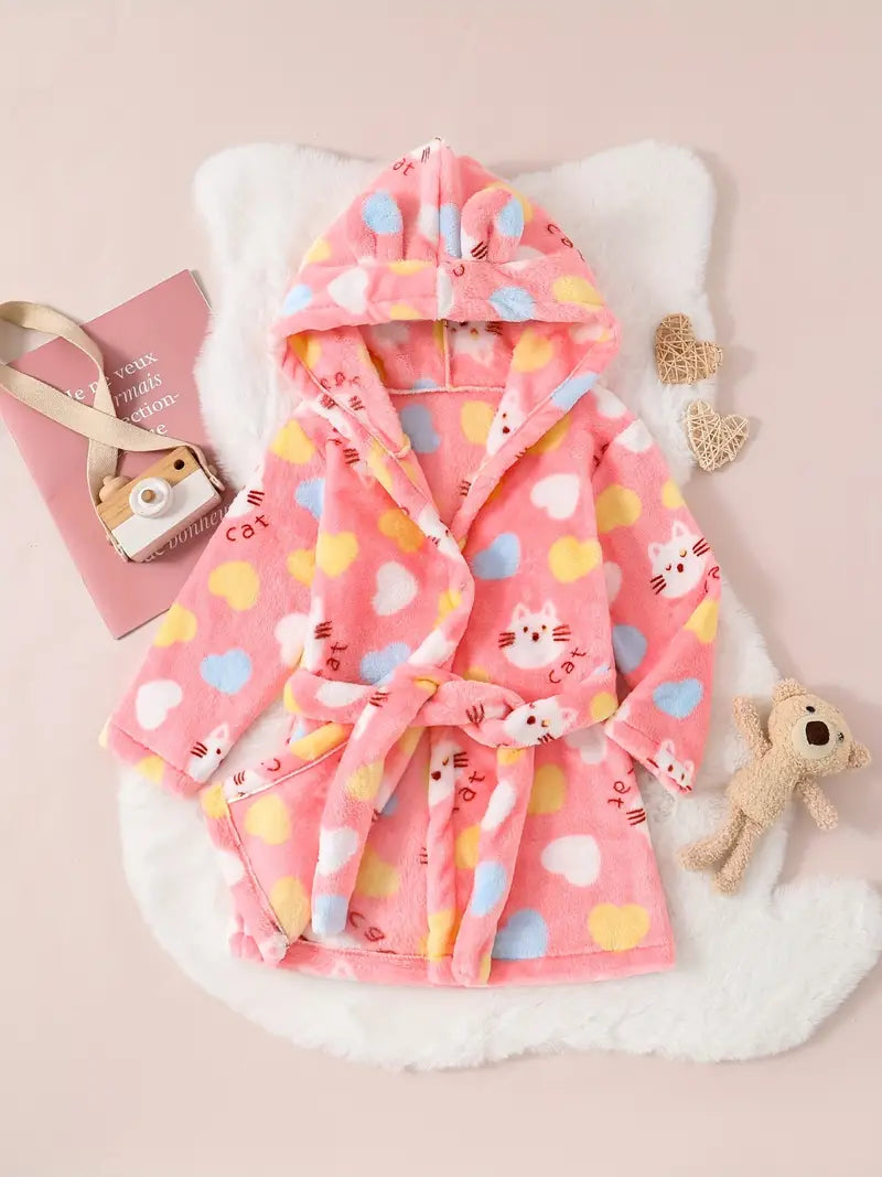 peignoir de bain enfant fille