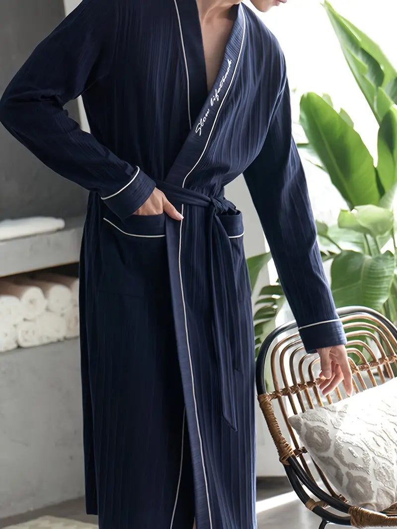 luxueux peignoir en coton