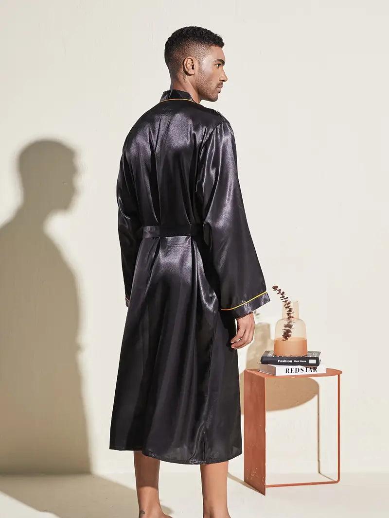 peignoir luxe noir