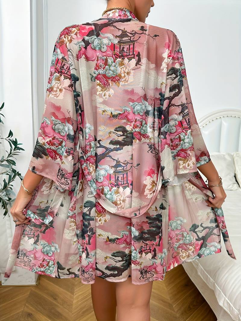 peignoir micro-élastique