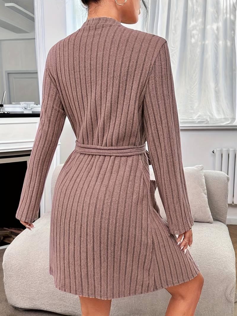 peignoir manches longues