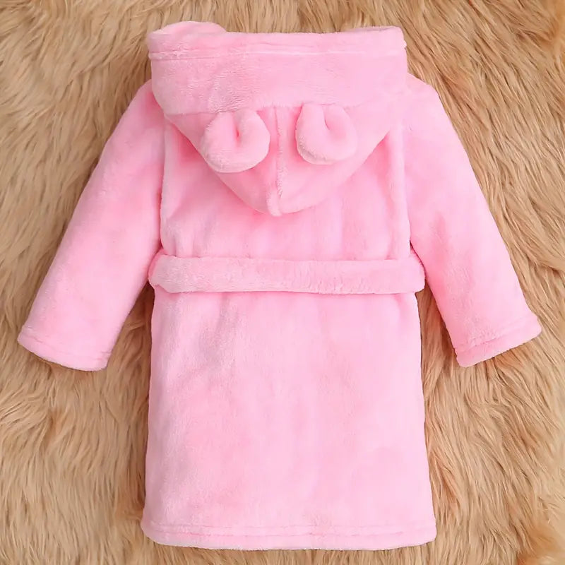 peignoir polaire enfant avec capuche