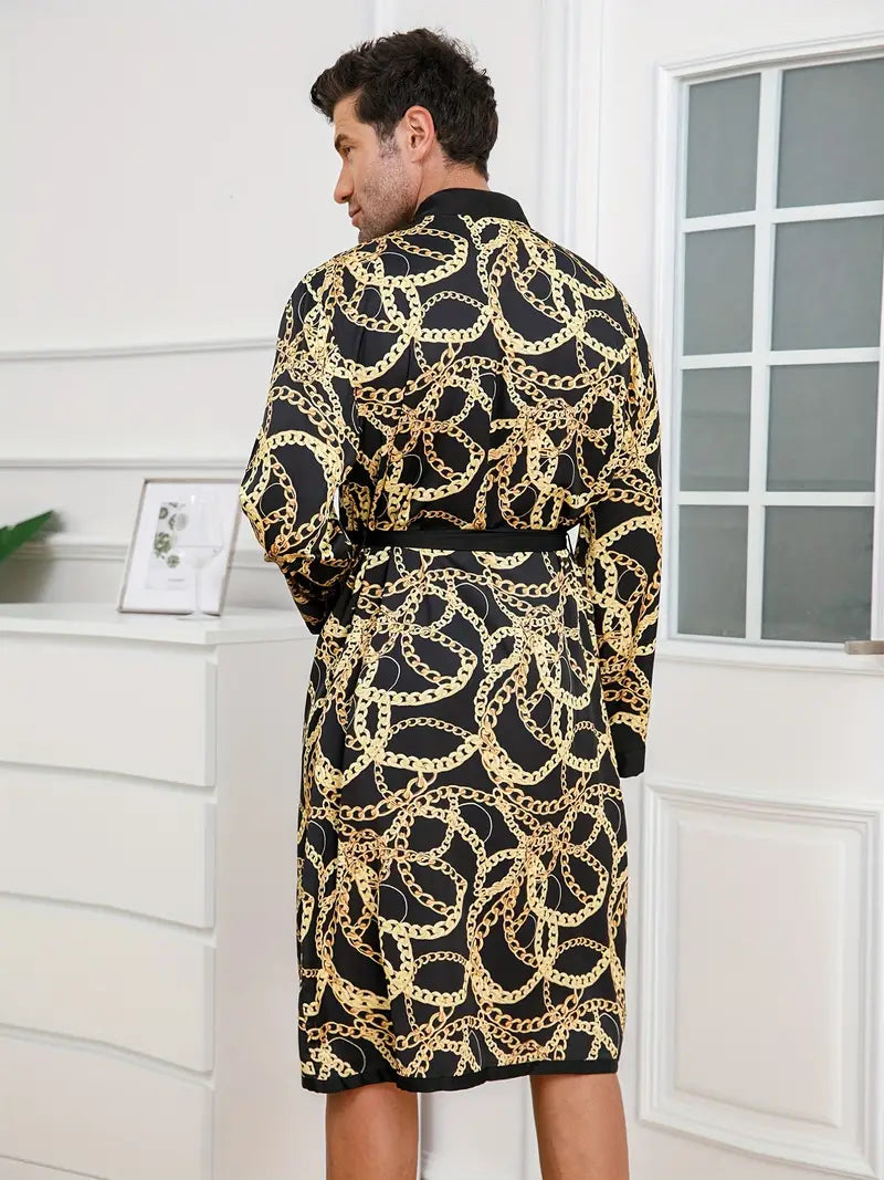 luxe peignoir doré