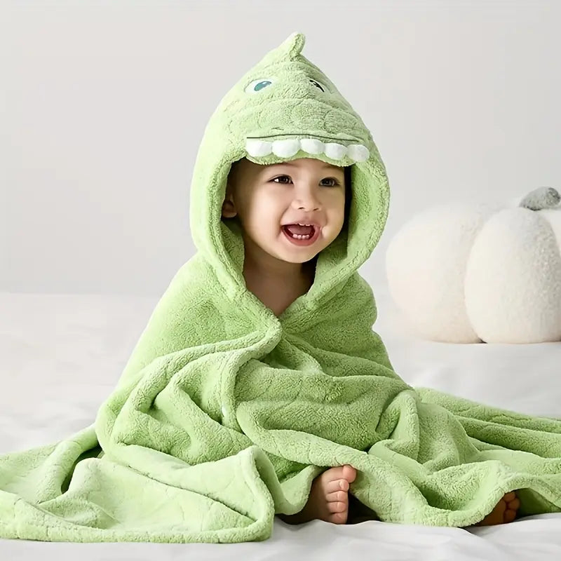 cape de bain bébé dinosaure