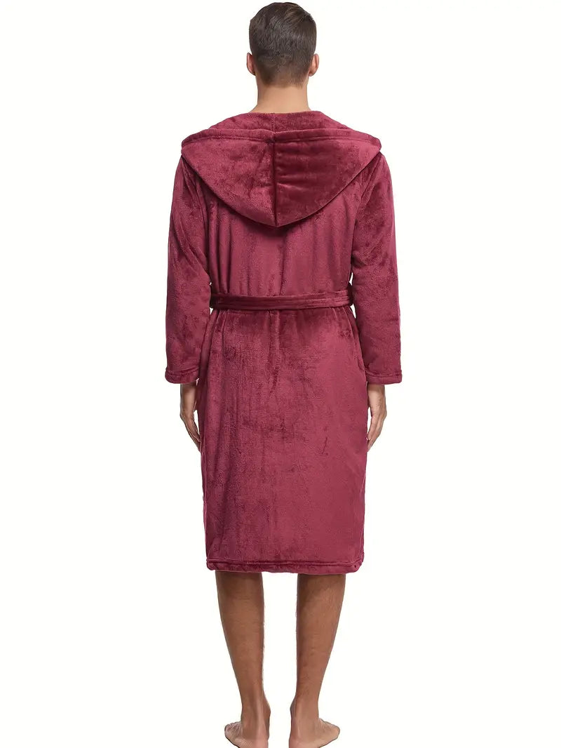 peignoir de bain polaire capuche