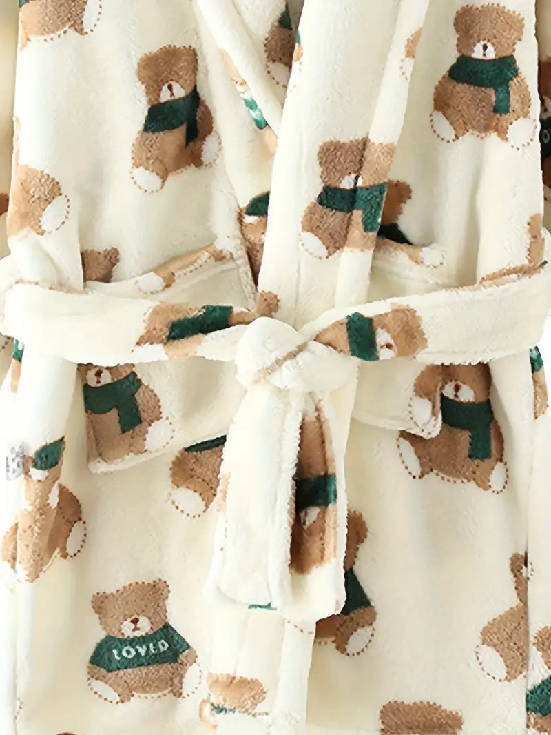 peignoir polaire enfant
