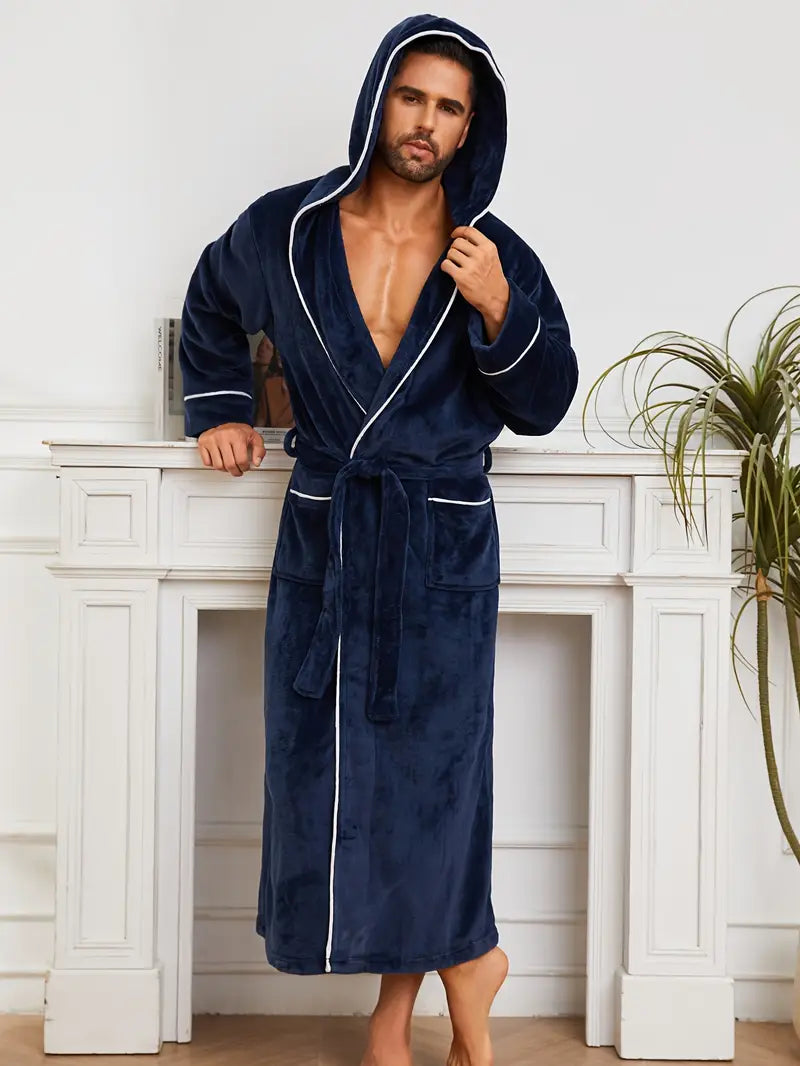 Hommes peignoir polaire