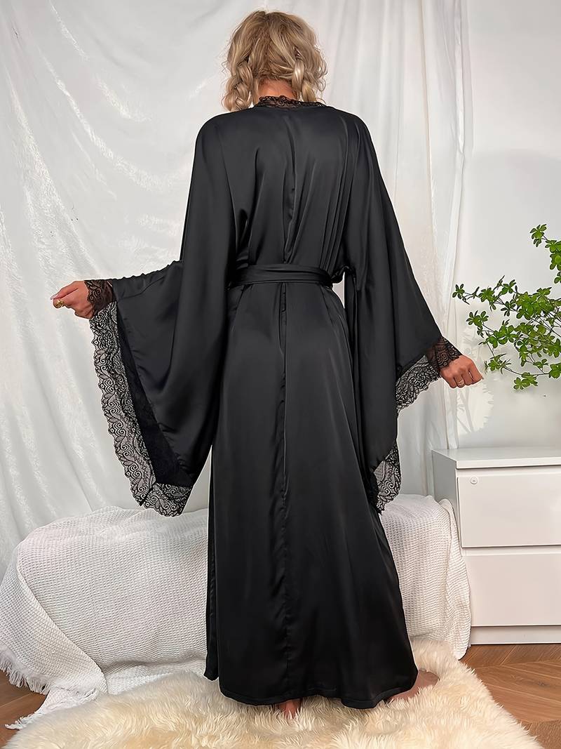 peignoir luxe satin