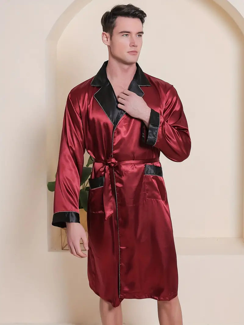 peignoir confort rouge