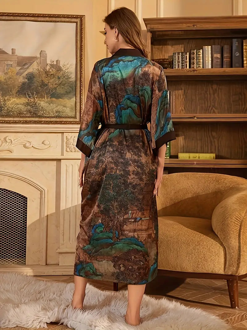 peignoir élégant chinois