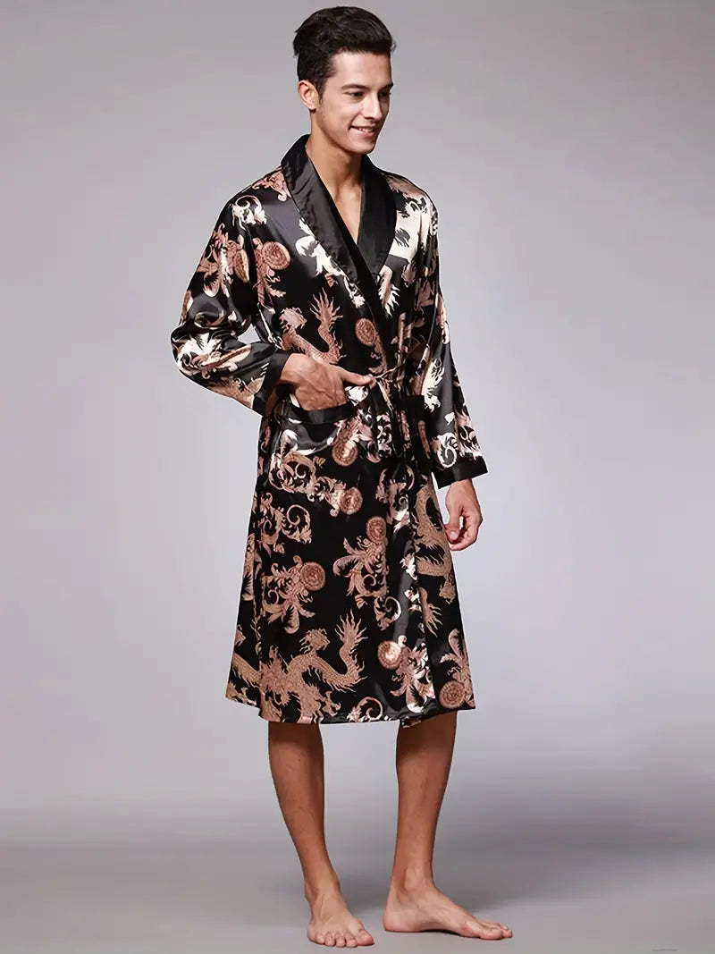 peignoir doux homme