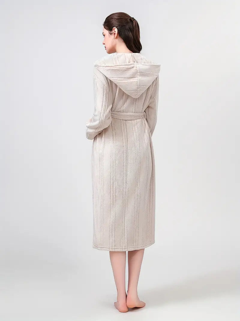 peignoir bain matériau polaire
