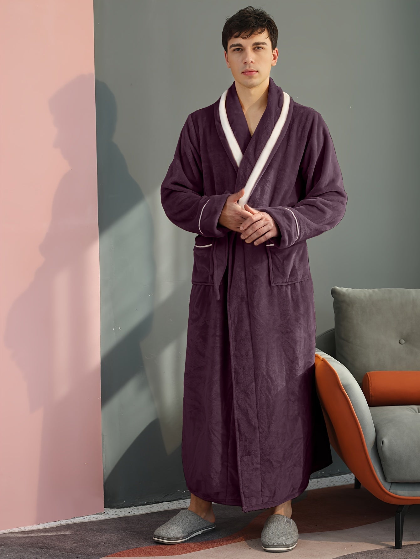 design classique peignoir