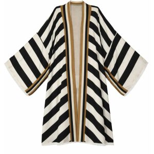 kimono aux motifs africains vibrants