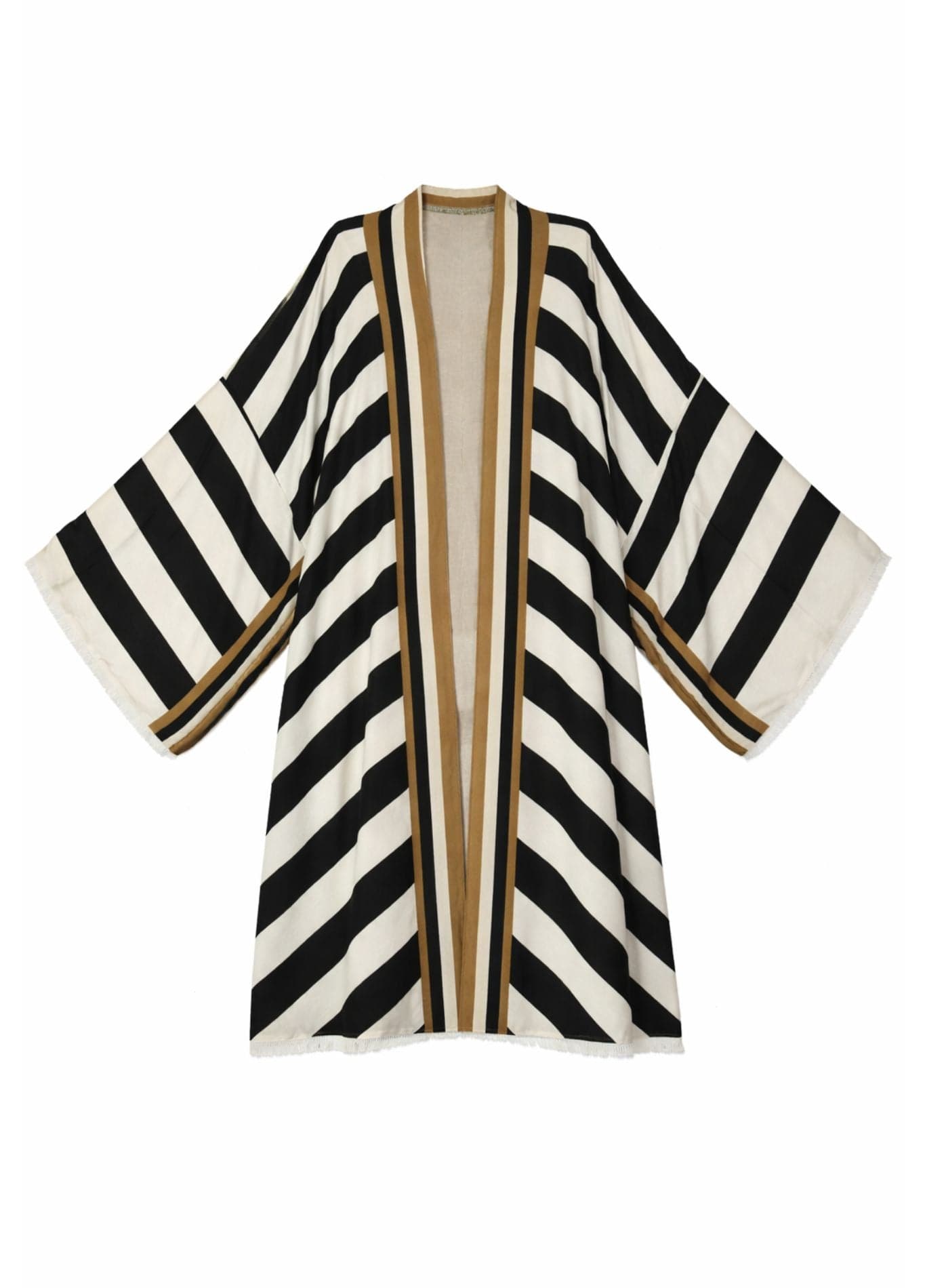 kimono aux motifs africains vibrants