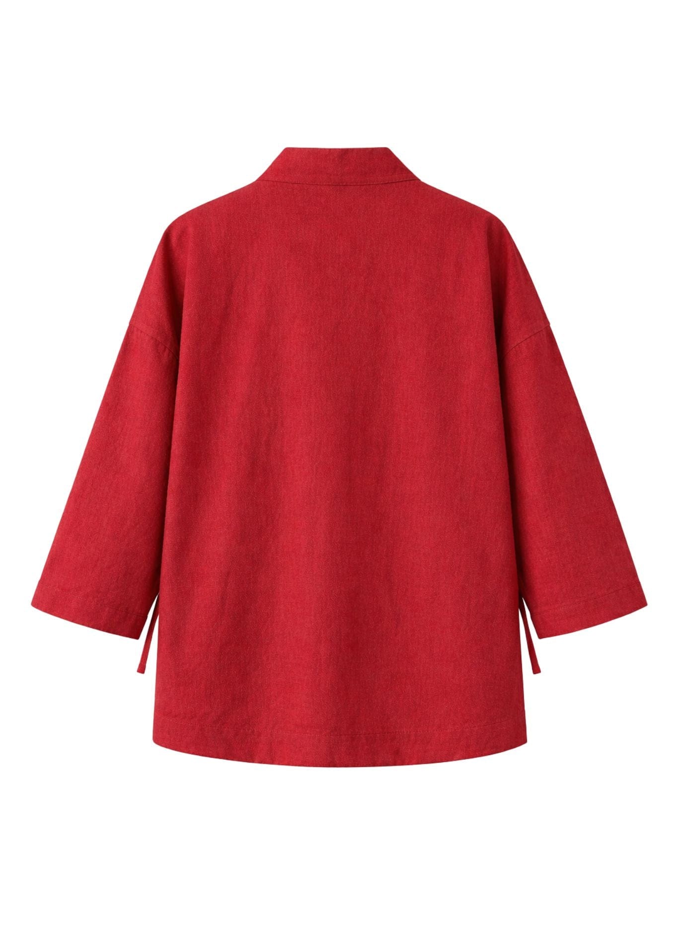 vêtement style kimono rouge