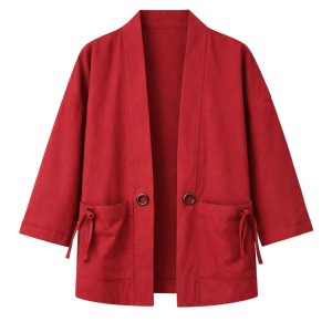 kimono court rouge