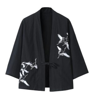 Kimono en lin sophistiqué