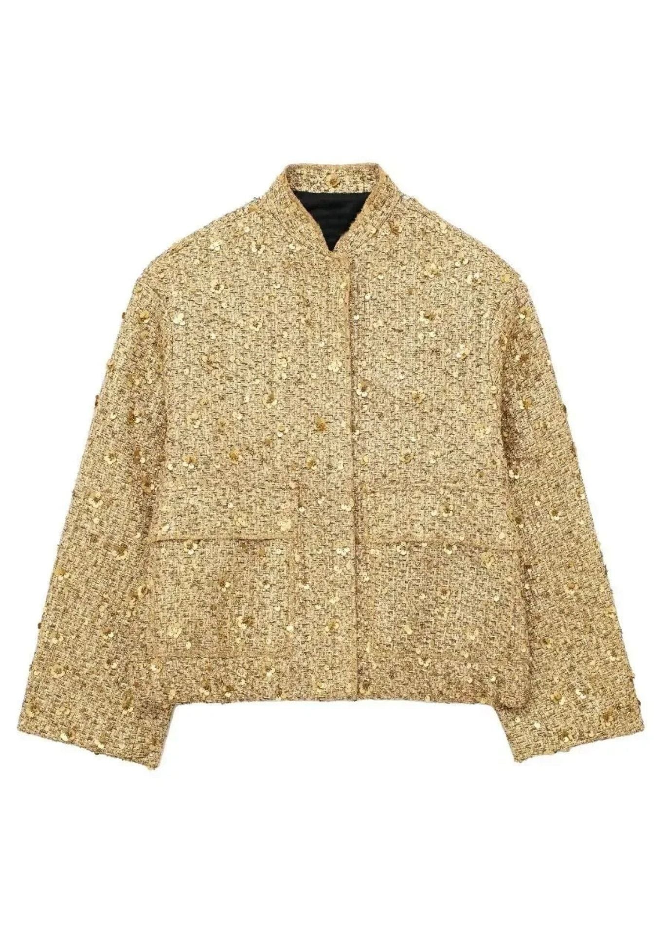 Kimono golden élégance