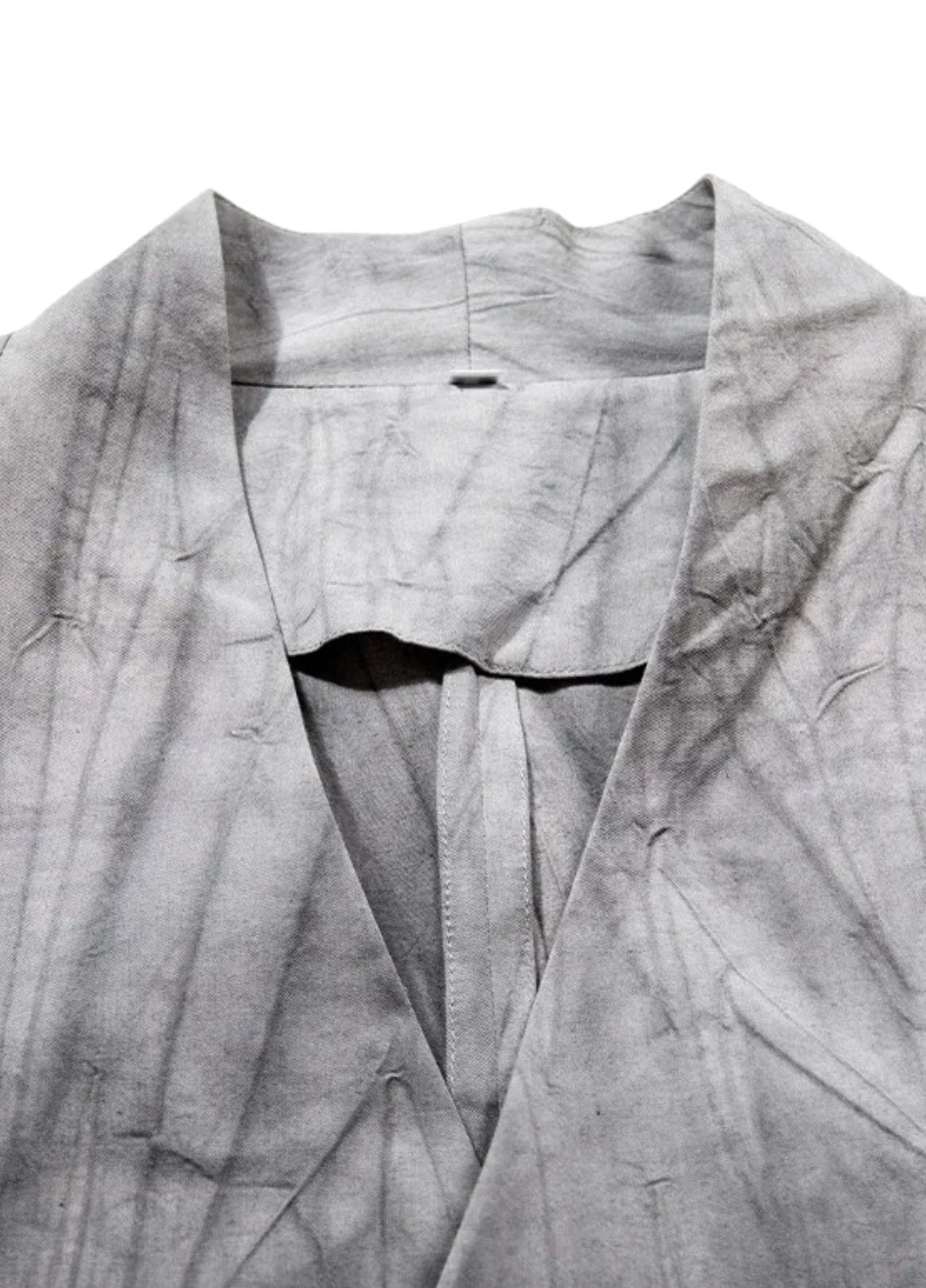 kimono élégant gris