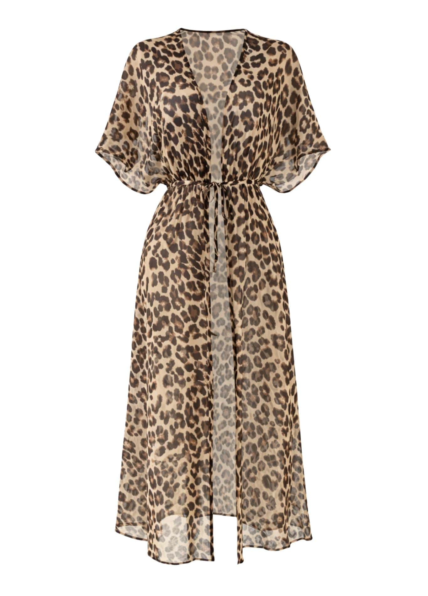 Kimono léopard élégant