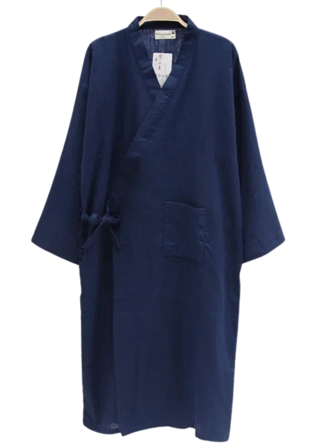 kimono en coton noir masculin