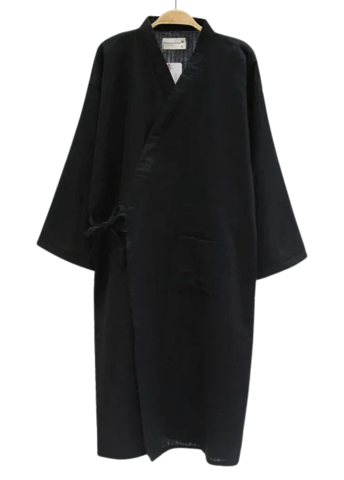 kimono noir homme élégant