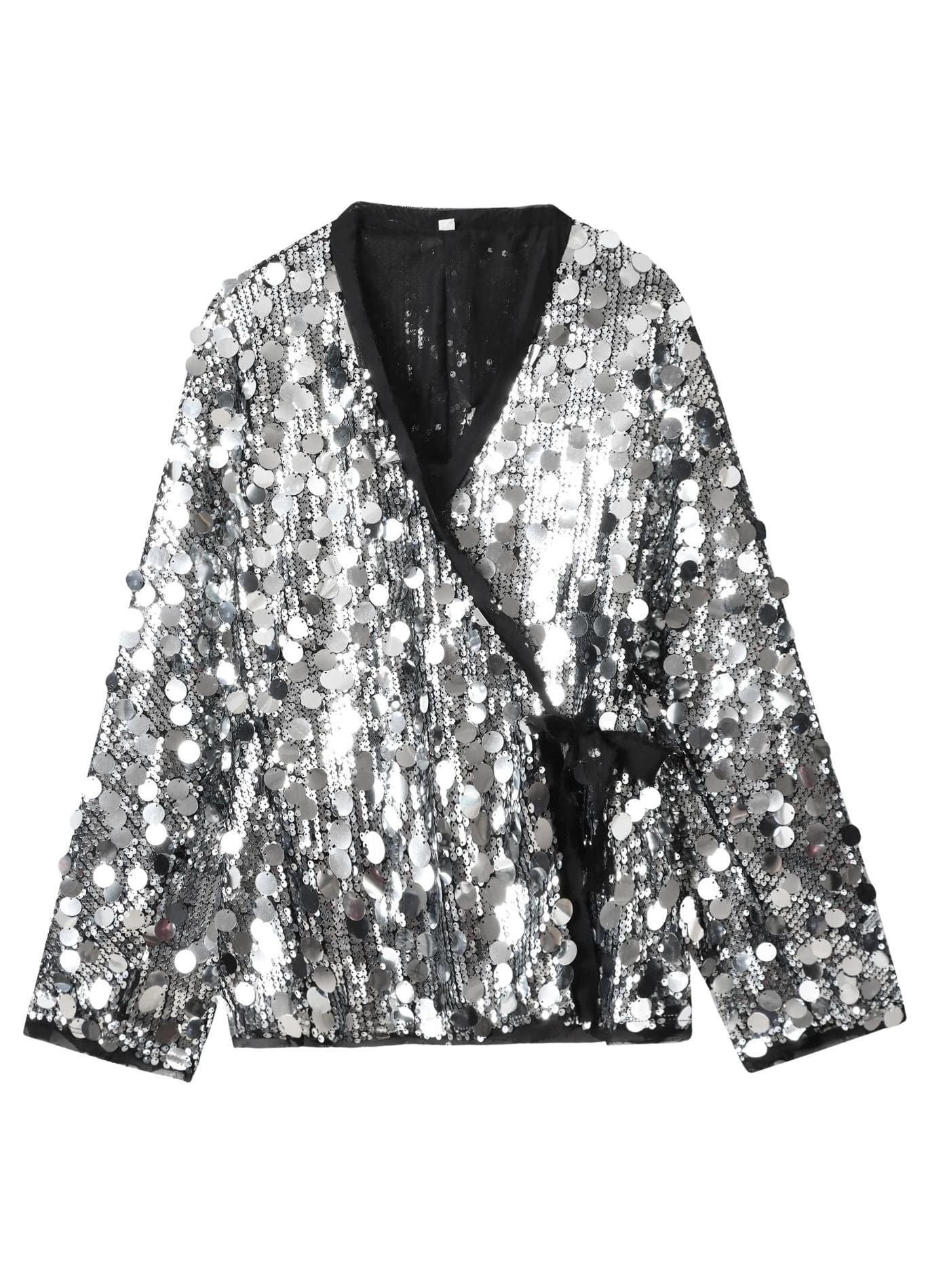 kimono paillettes glamour