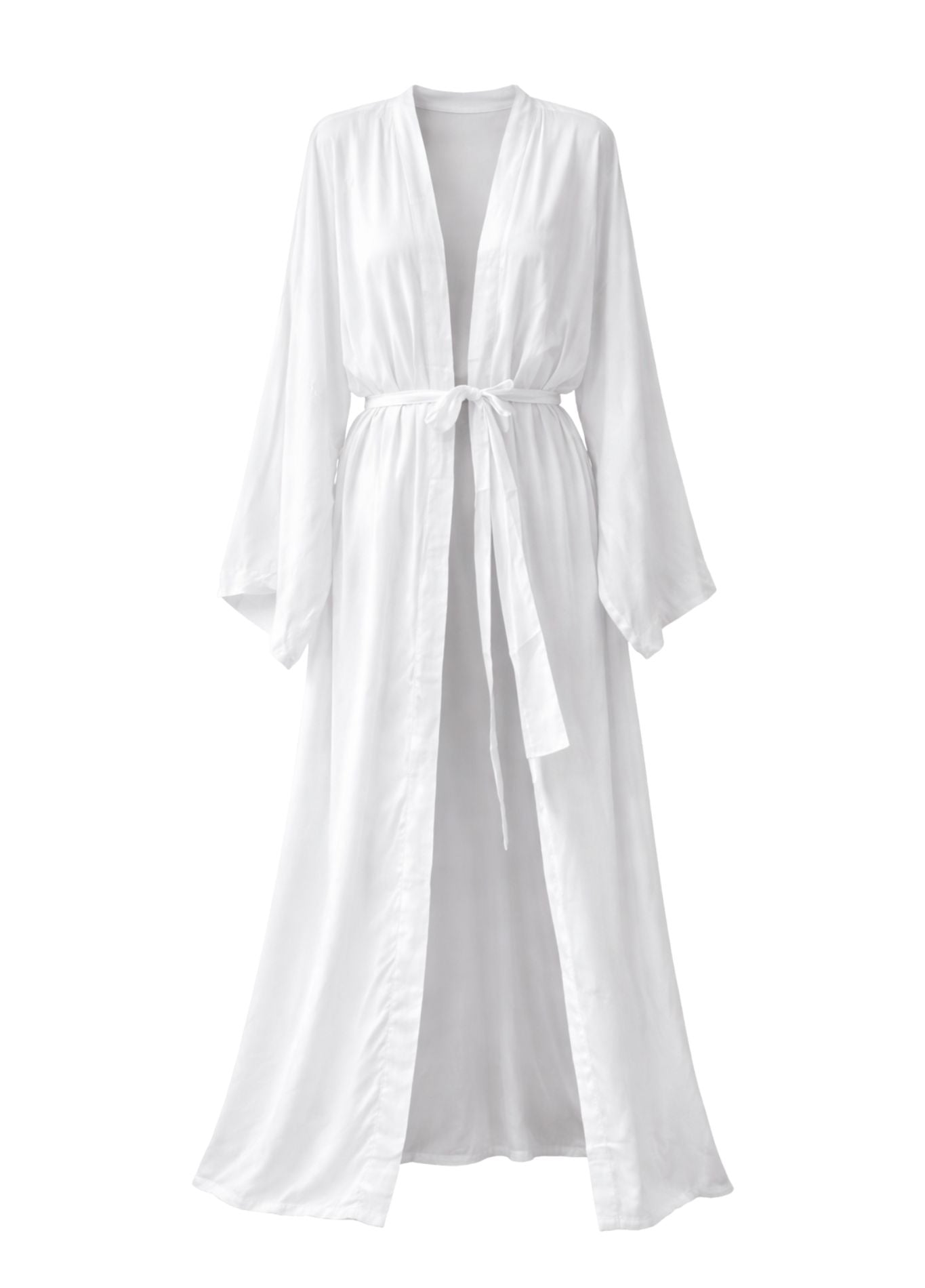 Kimono plage blanc