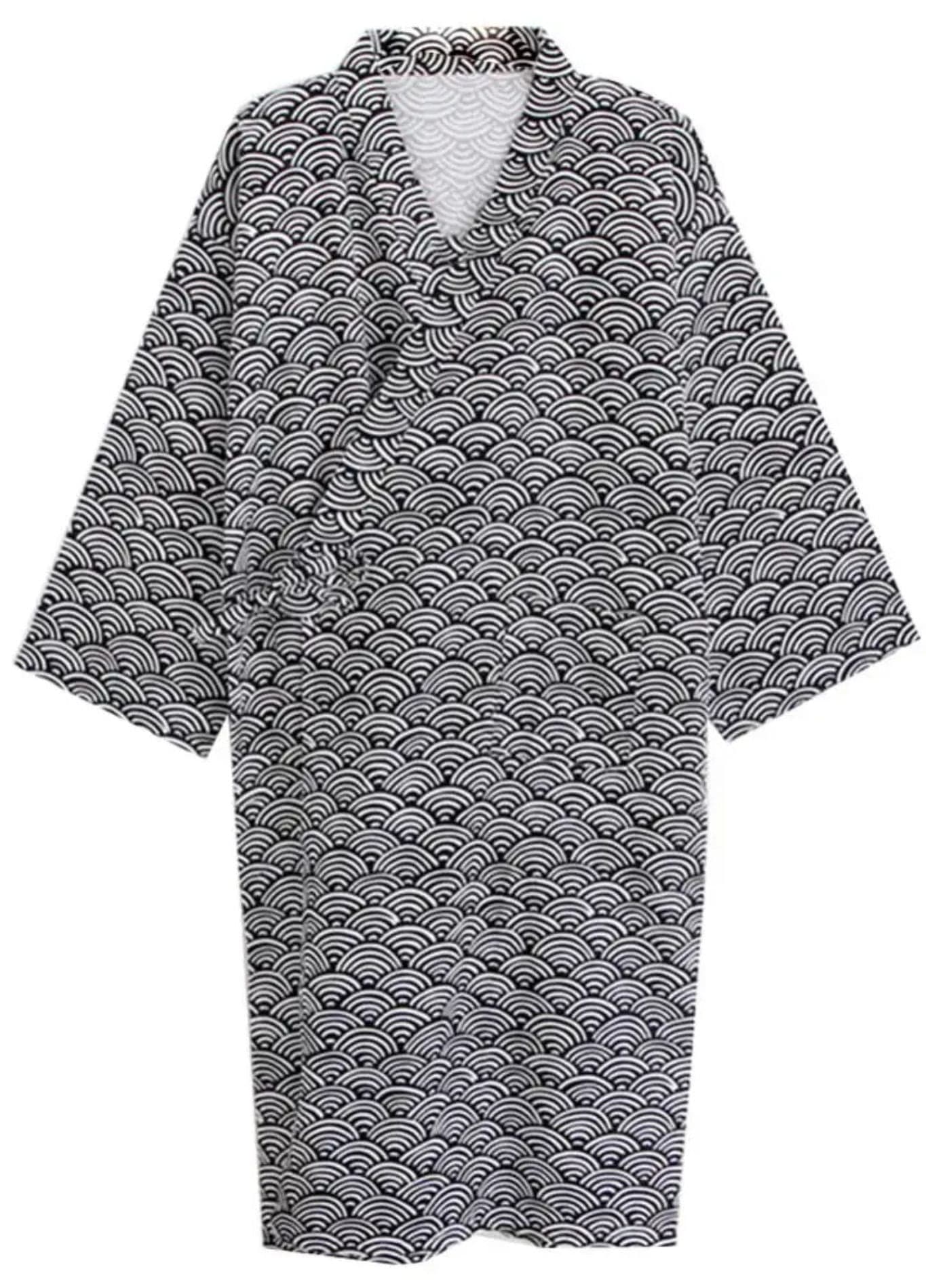 kimono pyjama homme coton