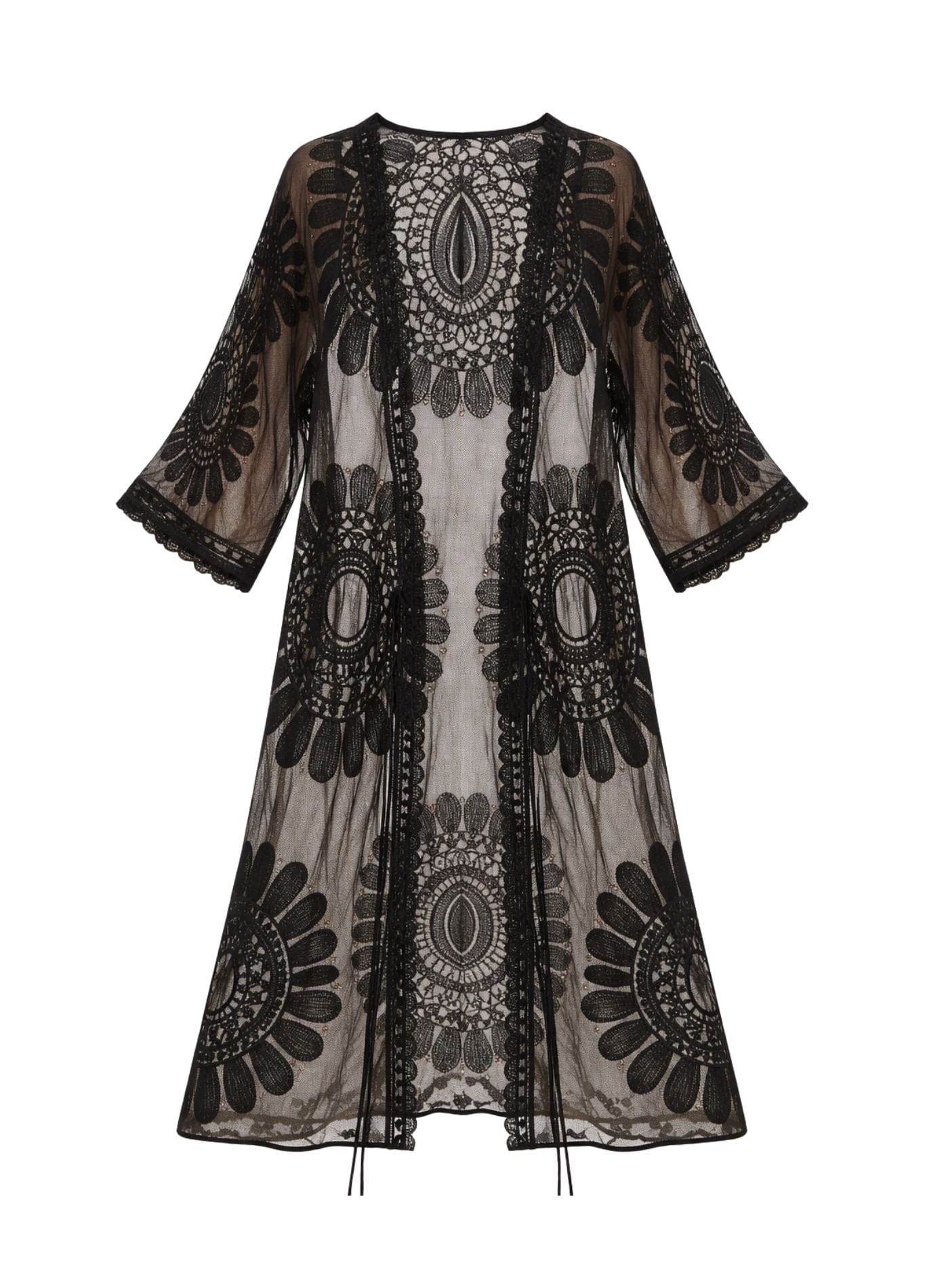élégant kimono transparent
